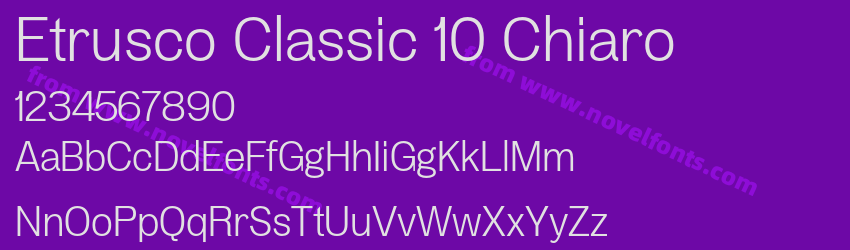 Etrusco Classic 10 ChiaroPreview