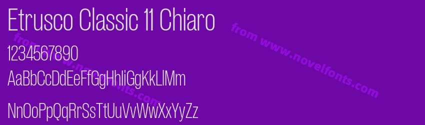 Etrusco Classic 11 ChiaroPreview Etrusco Classic 11 ChiaroPreview