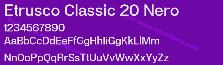 Etrusco Classic 20 NeroPreview Etrusco Classic 20 NeroPreview
