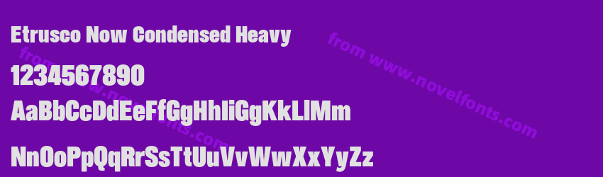 Etrusco Now Condensed HeavyPreview Etrusco Now Condensed HeavyPreview