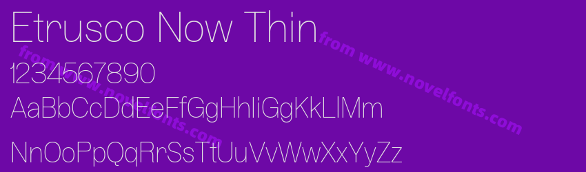 Etrusco Now ThinPreview Etrusco Now ThinPreview