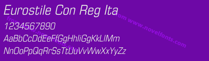 Eurostile Con Reg ItaPreview Eurostile Con Reg ItaPreview