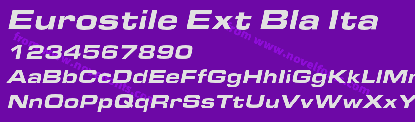 Eurostile Ext Bla ItaPreview Eurostile Ext Bla ItaPreview
