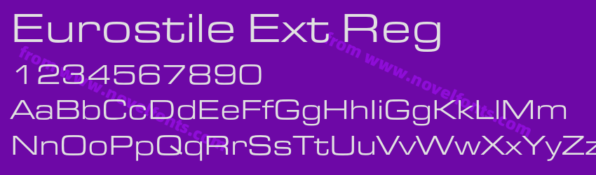 Eurostile Ext RegPreview Eurostile Ext RegPreview