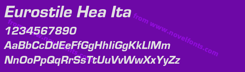 Eurostile Hea ItaPreview Eurostile Hea ItaPreview
