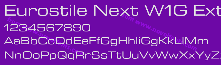Eurostile Next W1G ExtPreview Eurostile Next W1G ExtPreview