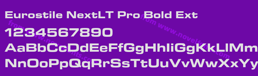 Eurostile NextLT Pro Bold ExtPreview Eurostile NextLT Pro Bold ExtPreview