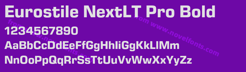 Eurostile NextLT Pro BoldPreview Eurostile NextLT Pro BoldPreview