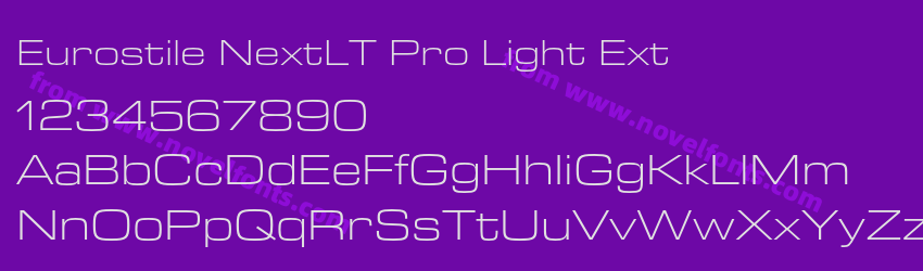 Eurostile NextLT Pro Light ExtPreview Eurostile NextLT Pro Light ExtPreview
