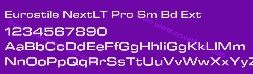 Eurostile NextLT Pro Sm Bd ExtPreview Eurostile NextLT Pro Sm Bd ExtPreview