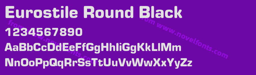 Eurostile Round BlackPreview Eurostile Round BlackPreview
