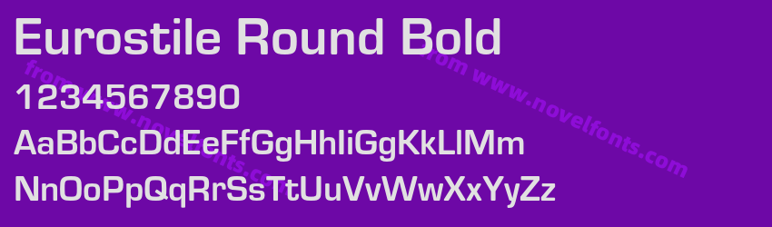 Eurostile Round BoldPreview Eurostile Round BoldPreview