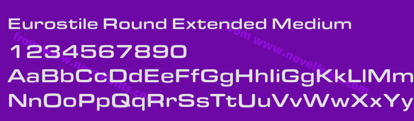 Eurostile Round Extended MediumPreview Eurostile Round Extended MediumPreview