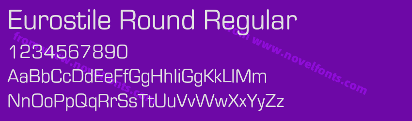 Eurostile Round RegularPreview Eurostile Round RegularPreview