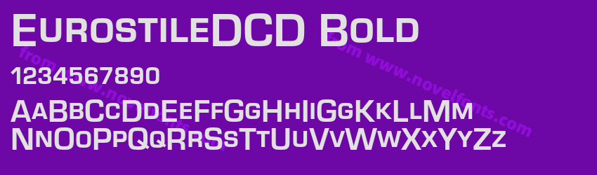 EurostileDCD BoldPreview EurostileDCD BoldPreview