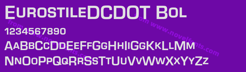 EurostileDCDOT BolPreview EurostileDCDOT BolPreview