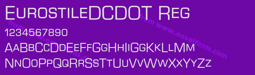 EurostileDCDOT RegPreview EurostileDCDOT RegPreview