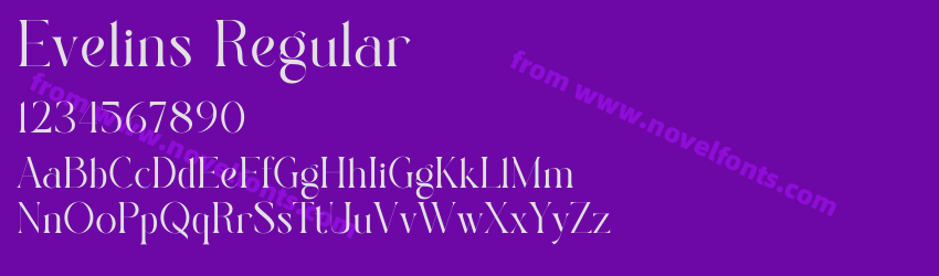 Evelins RegularPreview Evelins RegularPreview