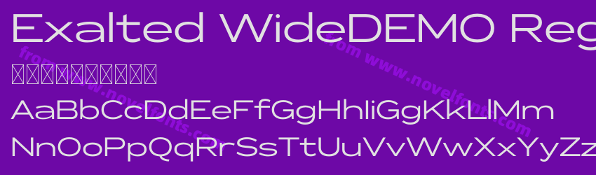 Exalted WideDEMO RegularPreview Exalted WideDEMO RegularPreview