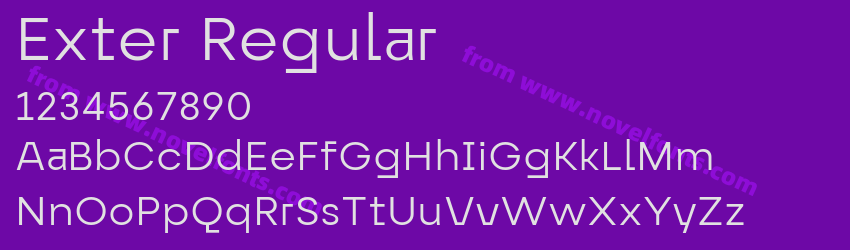 Exter RegularPreview Exter RegularPreview