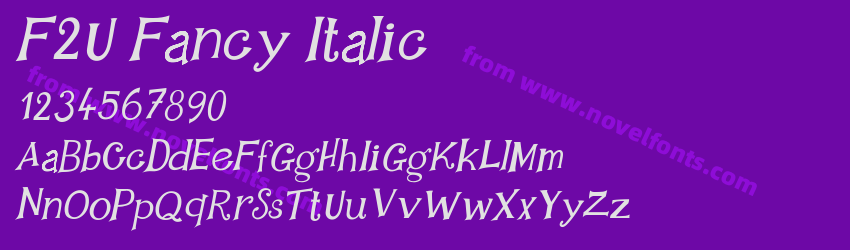 F2U Fancy ItalicPreview F2U Fancy ItalicPreview
