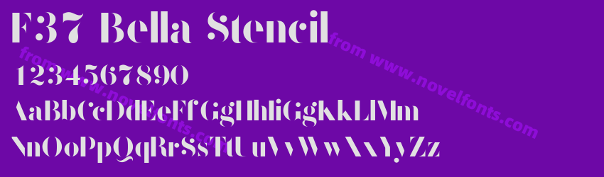 F37 Bella StencilPreview F37 Bella StencilPreview