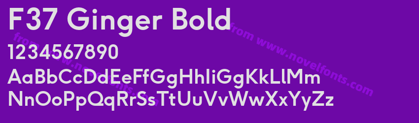 F37 Ginger BoldPreview F37 Ginger BoldPreview