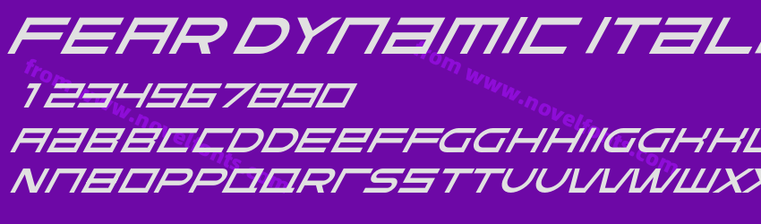 FEAR Dynamic ItalicPreview FEAR Dynamic ItalicPreview