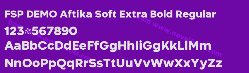 FSP DEMO Aftika Soft Extra Bold RegularPreview