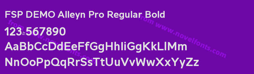 FSP DEMO Alleyn Pro Regular BoldPreview FSP DEMO Alleyn Pro Regular BoldPreview