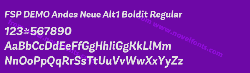 FSP DEMO Andes Neue Alt1 Boldit RegularPreview FSP DEMO Andes Neue Alt1 Boldit RegularPreview