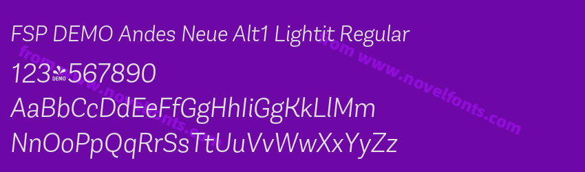 FSP DEMO Andes Neue Alt1 Lightit RegularPreview