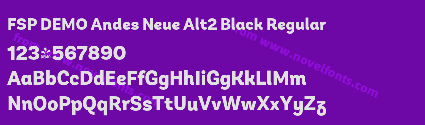 FSP DEMO Andes Neue Alt2 Black RegularPreview FSP DEMO Andes Neue Alt2 Black RegularPreview