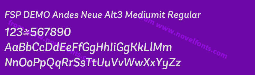 FSP DEMO Andes Neue Alt3 Mediumit RegularPreview FSP DEMO Andes Neue Alt3 Mediumit RegularPreview