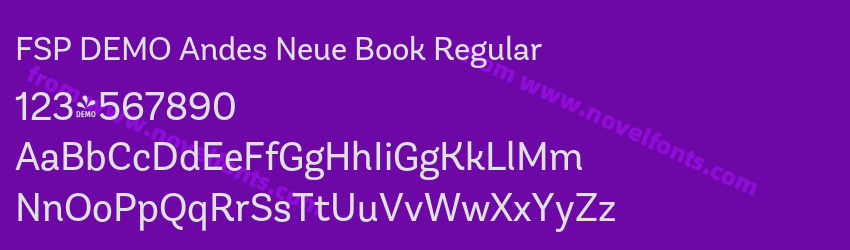 FSP DEMO Andes Neue Book RegularPreview FSP DEMO Andes Neue Book RegularPreview