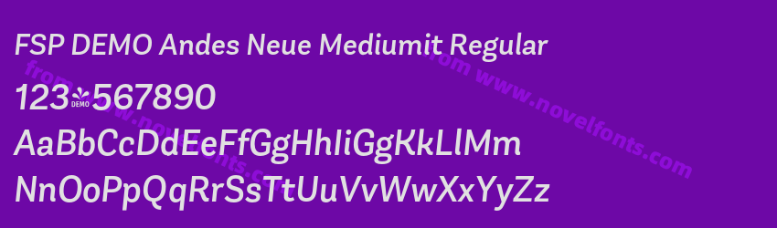 FSP DEMO Andes Neue Mediumit RegularPreview FSP DEMO Andes Neue Mediumit RegularPreview