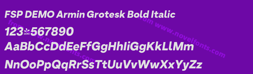FSP DEMO Armin Grotesk Bold ItalicPreview FSP DEMO Armin Grotesk Bold ItalicPreview