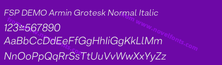 FSP DEMO Armin Grotesk Normal ItalicPreview FSP DEMO Armin Grotesk Normal ItalicPreview