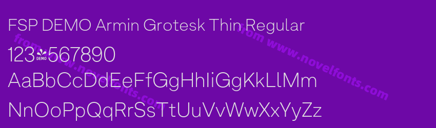 FSP DEMO Armin Grotesk Thin RegularPreview FSP DEMO Armin Grotesk Thin RegularPreview