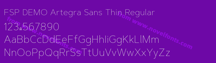 FSP DEMO Artegra Sans Thin RegularPreview FSP DEMO Artegra Sans Thin RegularPreview