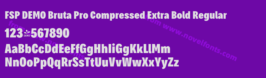 FSP DEMO Bruta Pro Compressed Extra Bold RegularPreview FSP DEMO Bruta Pro Compressed Extra Bold RegularPreview