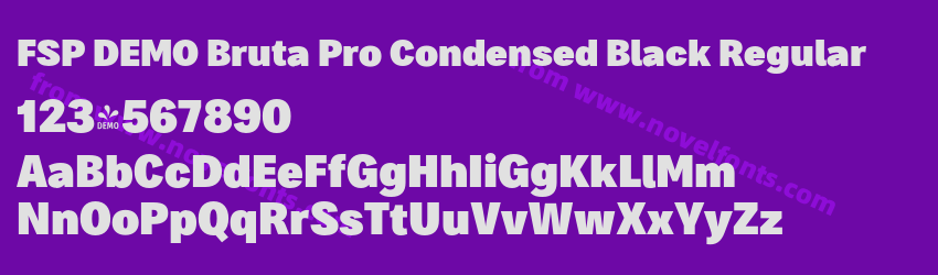 FSP DEMO Bruta Pro Condensed Black RegularPreview FSP DEMO Bruta Pro Condensed Black RegularPreview