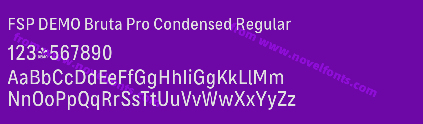 FSP DEMO Bruta Pro Condensed RegularPreview FSP DEMO Bruta Pro Condensed RegularPreview