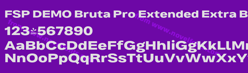 FSP DEMO Bruta Pro Extended Extra Bold RegularPreview FSP DEMO Bruta Pro Extended Extra Bold RegularPreview