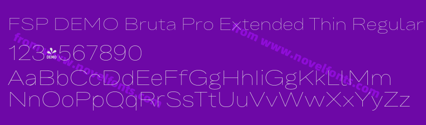 FSP DEMO Bruta Pro Extended Thin RegularPreview FSP DEMO Bruta Pro Extended Thin RegularPreview