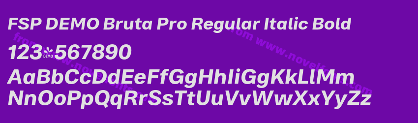 FSP DEMO Bruta Pro Regular Italic BoldPreview FSP DEMO Bruta Pro Regular Italic BoldPreview