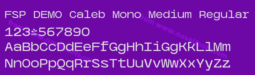 FSP DEMO Caleb Mono Medium RegularPreview FSP DEMO Caleb Mono Medium RegularPreview