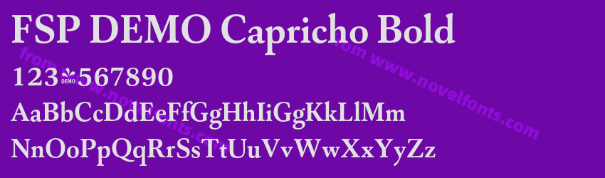 FSP DEMO Capricho BoldPreview