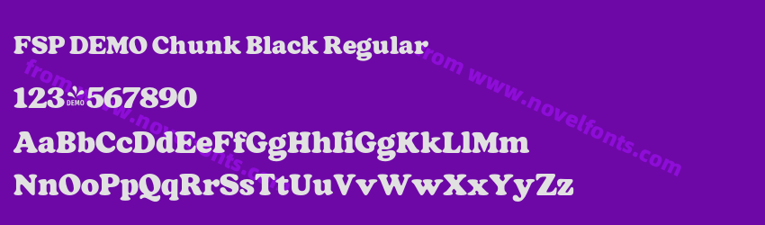 FSP DEMO Chunk Black RegularPreview FSP DEMO Chunk Black RegularPreview