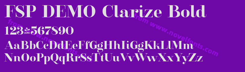 FSP DEMO Clarize BoldPreview FSP DEMO Clarize BoldPreview